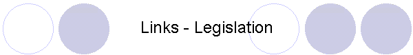Links - Legislation